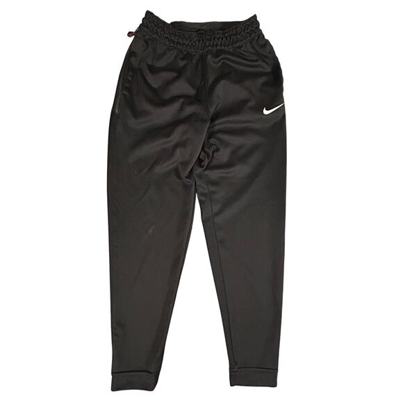 Nike Dri-Fit Jogger Track Pants Mens Size M Black Back Vent Zipper - Picture 1 of 8